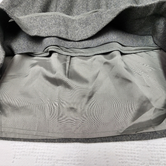 Madewell Gray Wool Blend Turnout Skirt Size 8 - Picture 7 of 12